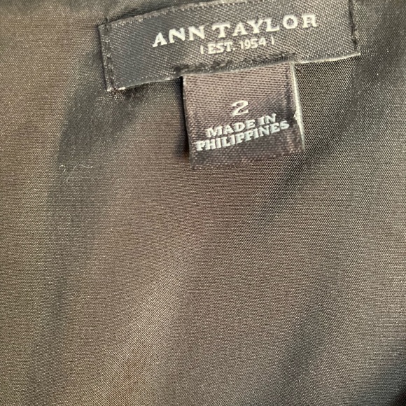 Ann Taylor Floral Flounce Hem Dress - Picture 5 of 6